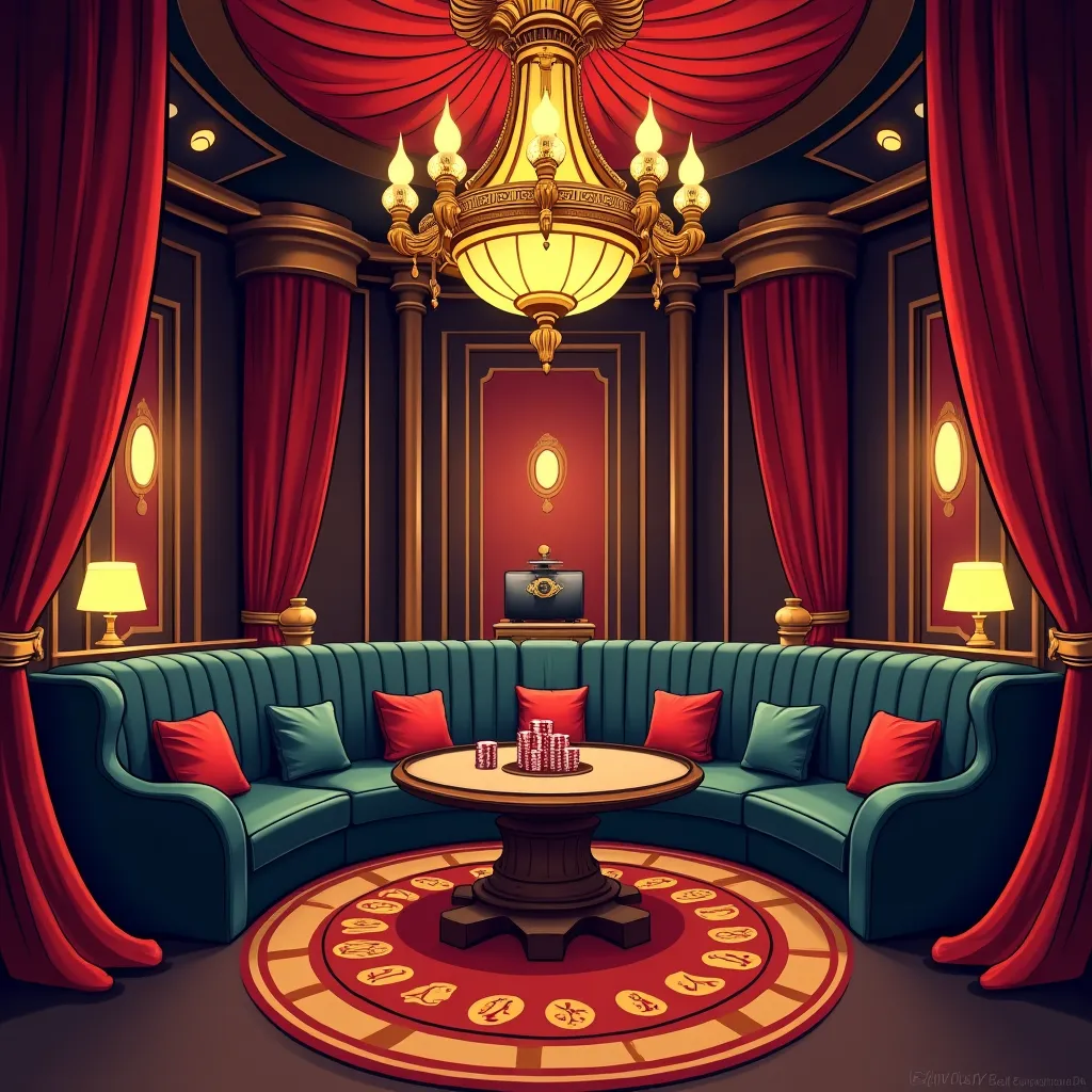winz VIP exclusive roulette salon illustration